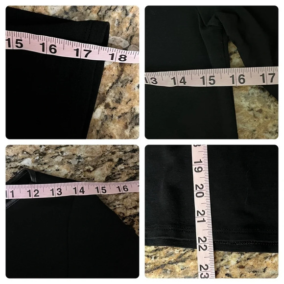 41 Hawthorn Womens Black Dolman Sleeve Exposed Zipper Top Womens Size S Modest - Picture 5 of 10